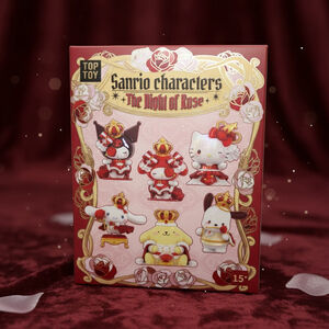 Sanrio Characters Night of Rose Blind Box Figure Top Toy Hello Kitty Kuromi